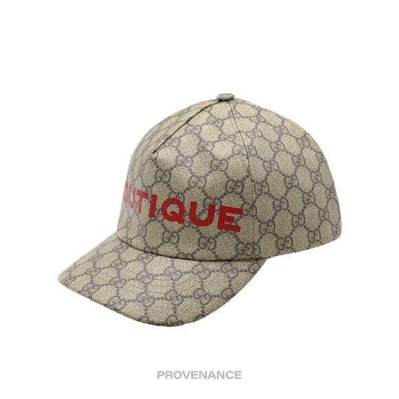 🔴 Gucci GG Supreme BOUTIQUE Cap - Monogram GG Canvas - Picture 2 of 10